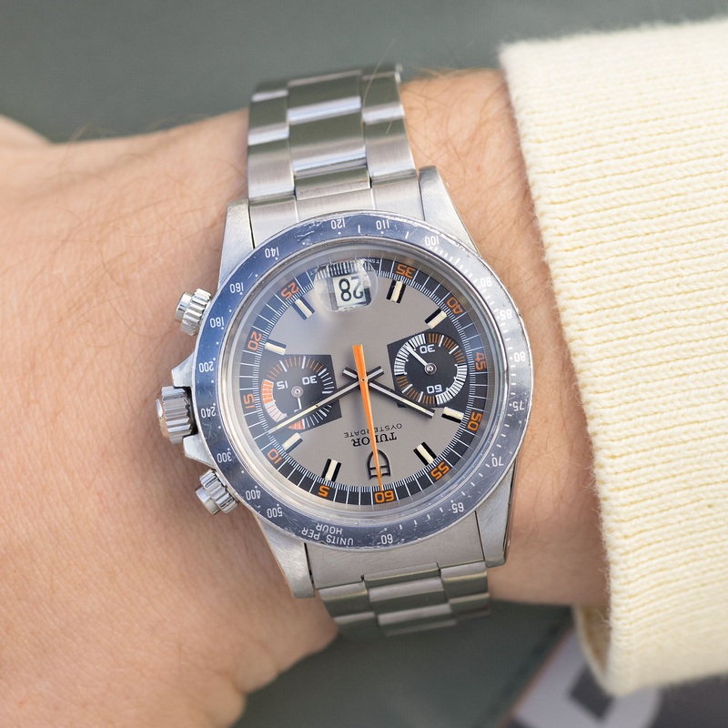 Tudor Oysterdate Chronograph 7149 Monte Carlo Grey Dial