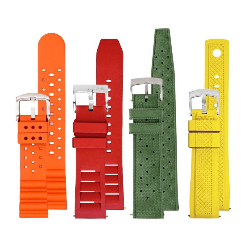 Vibrant – 4 Pack Bundle Sport Orange – Shark Gill Red – Tropical Green – Crosshatch Yellow