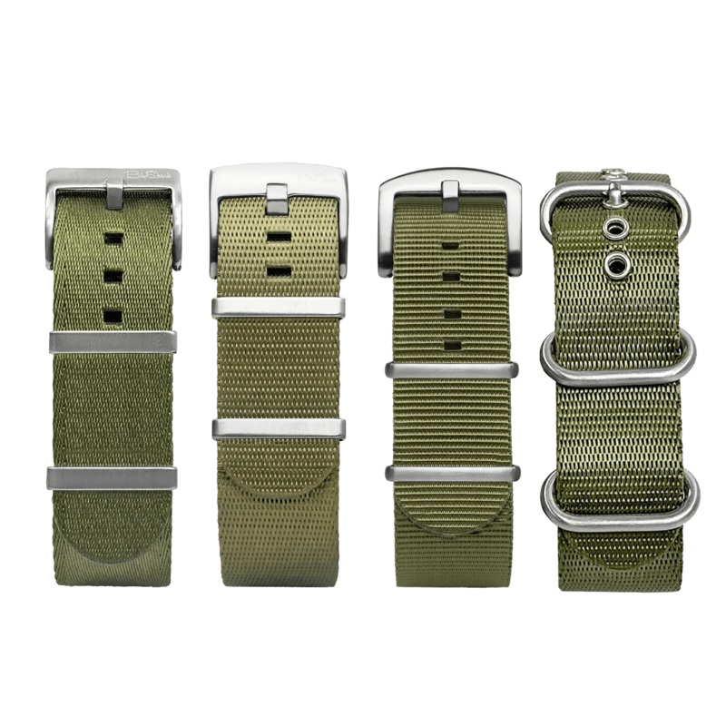 Green Pass-Through Bundle: Premium 4-Pack of Watch Straps