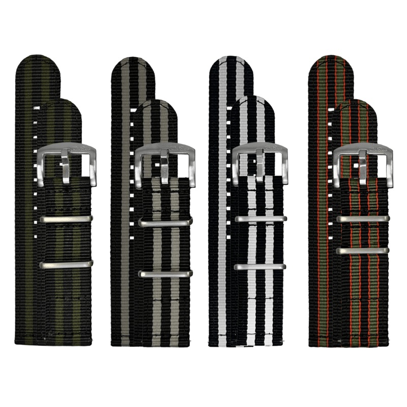 The O2 Strap – Bond Striped – 4 Pack Bundle Bond – Bond Olive – Bond Tuxedo – Vintage Bond