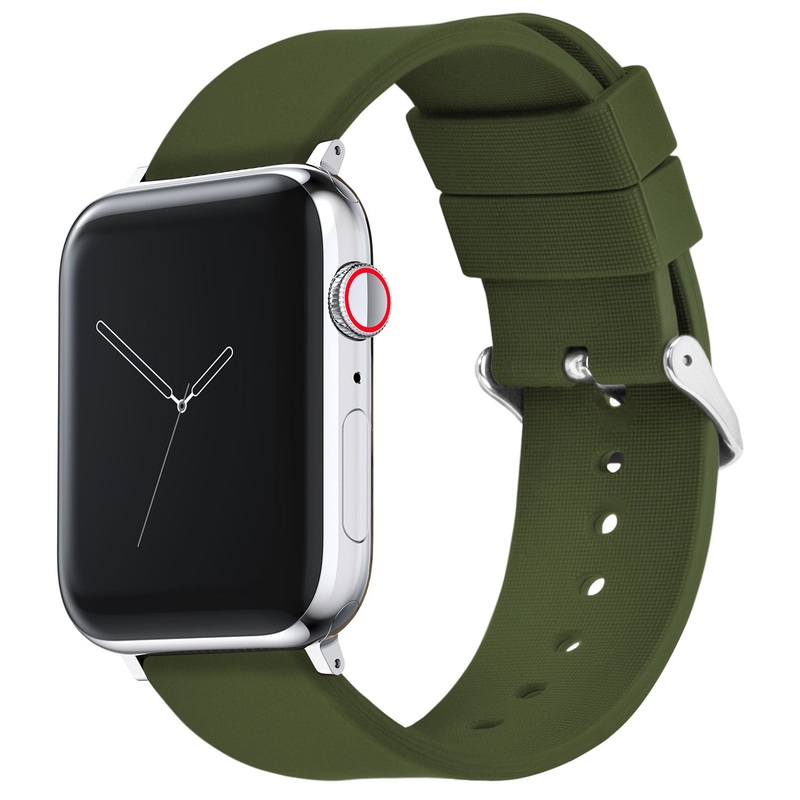 Apple Silicone Army Watch Band (Sale Large Apple Watch)