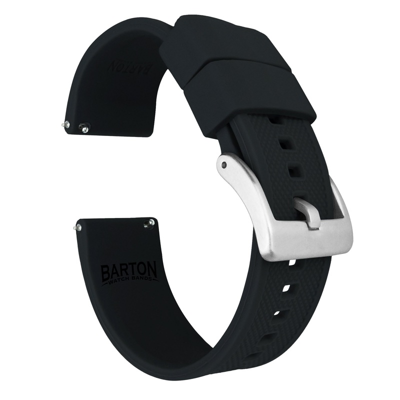 Zenwatch Zenwatch 2 Elite Silicone Black Watch Band
