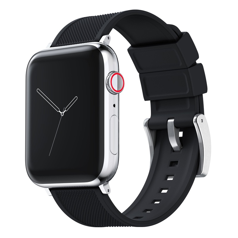 Apple Watch Elite Silicone Black Watch Band