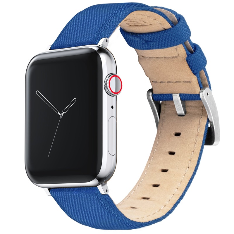 Apple Watch Royal Blue Sailcloth Watch Band