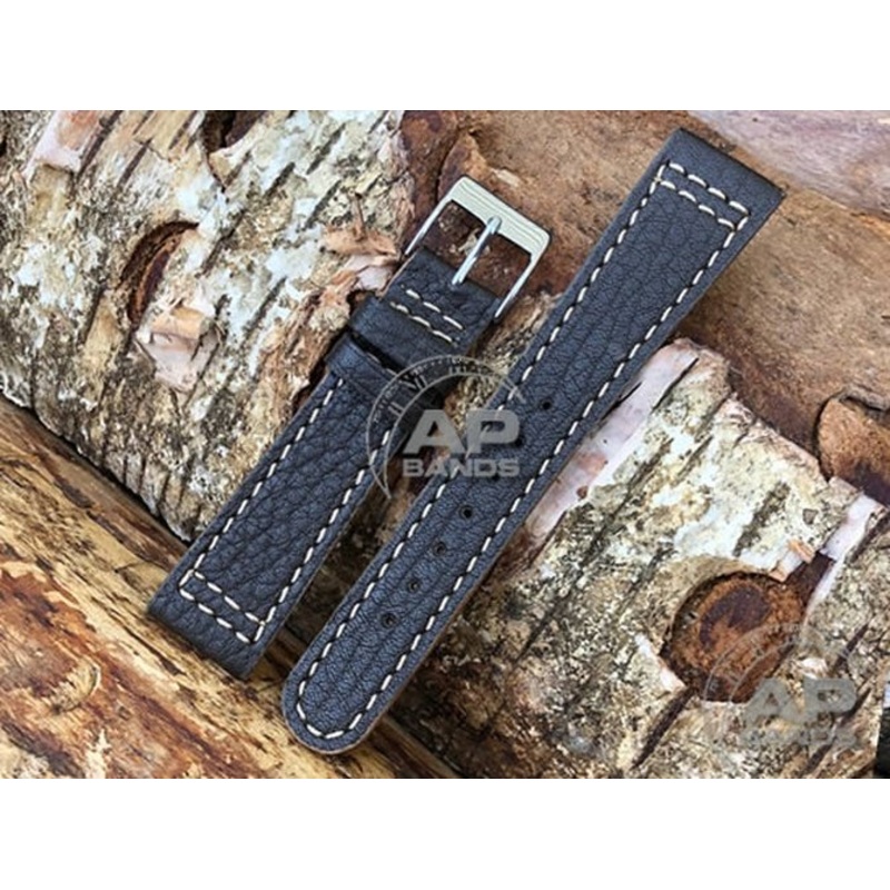 ALT Havana Brown Leather Strap for Rolex Watches 20mm Brown