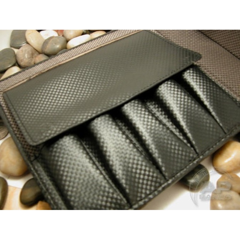 AP Bands Strap and Tool Carrying Storage Case In Carbon Fiber Black