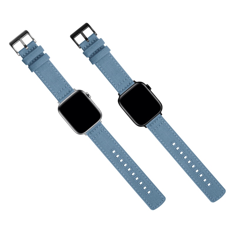 Apple Watch Canvas Nantucket Blue Watch Band