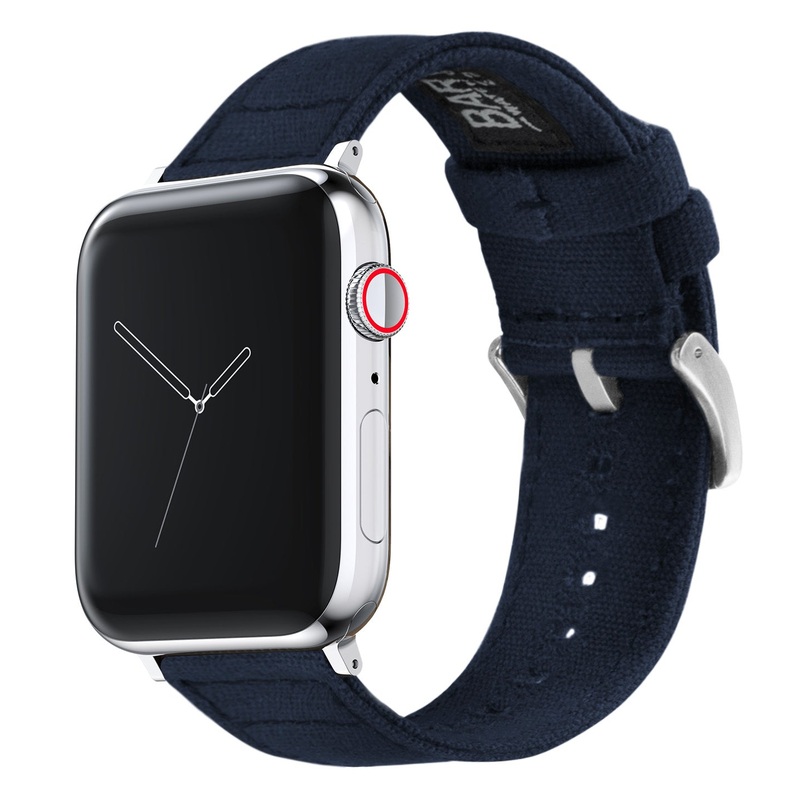 Apple Watch Canvas Navy Blue Watch Band