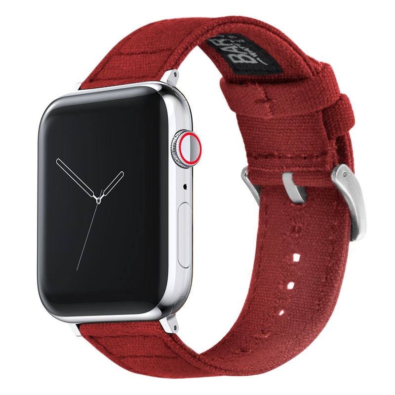 Apple Watch Canvas Red Watch Band