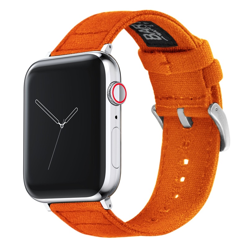 Apple Watch Pumpkin Orange Canvas Watch Band