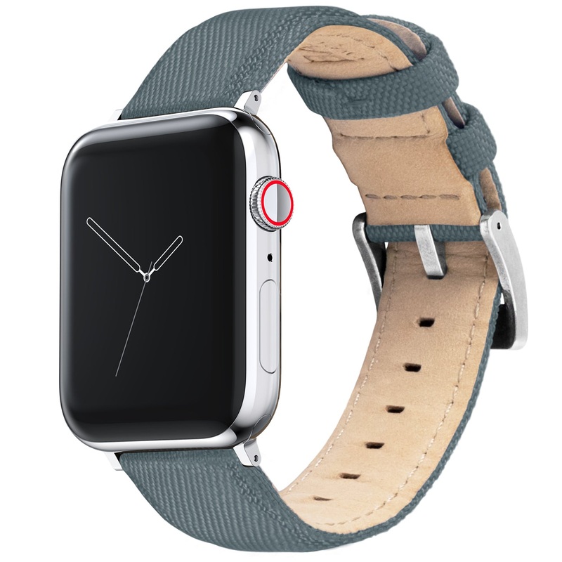 Apple Watch Slate Grey Sailcloth Watch Band
