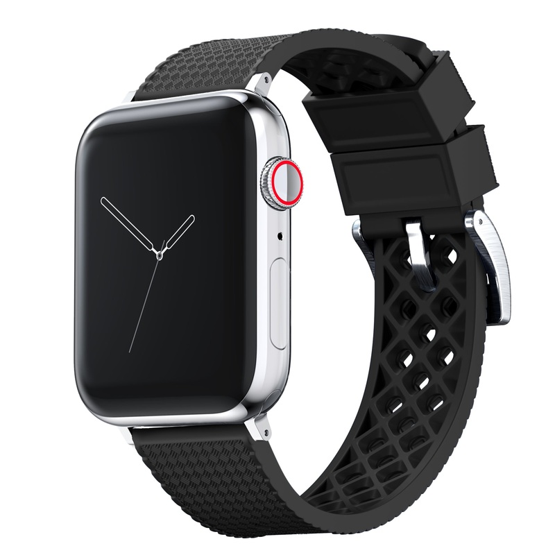 Apple Watch Tropical Style Black Watch Band