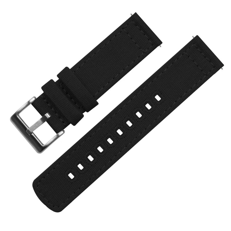 Garmin Forerunner 970, 965, 955 – Canvas Black Watch Band