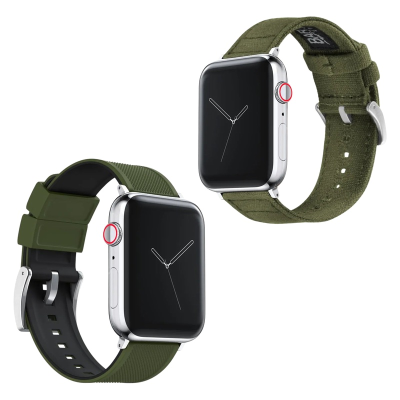 Frontier Green Apple Watch Strap Bundle | 2 Watch Bands