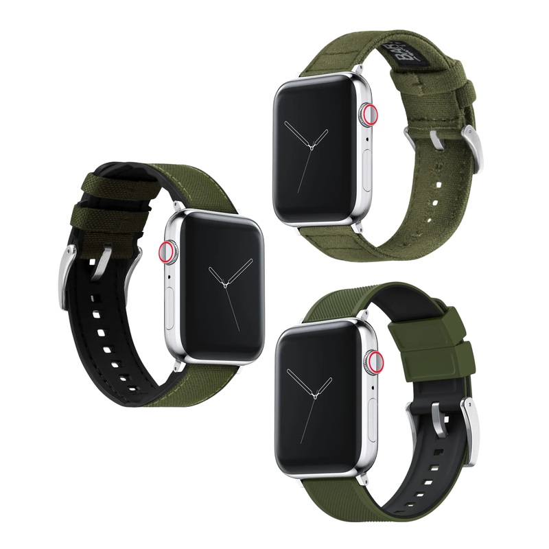 Frontier Green Apple Watch Strap Bundle | 3 Watch Bands