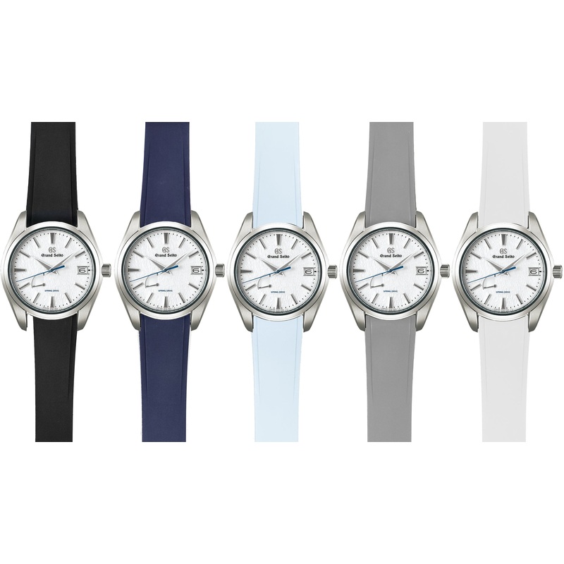 Yukiwa – Snowflake Cut-to-Size Rubber Straps Black