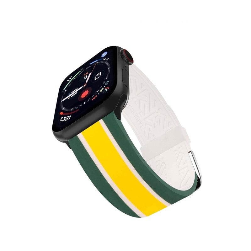 Italian-Made Bio Rubber Apple Watch Band  Durable & Comfortable